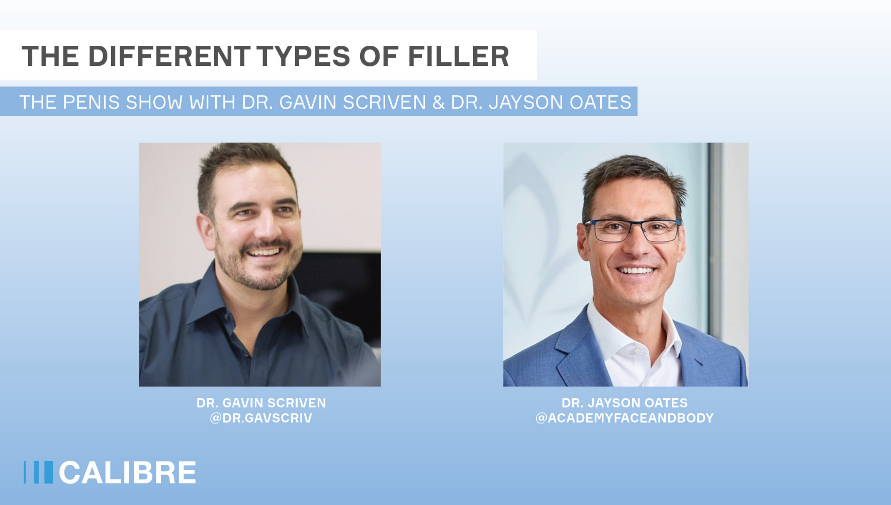 The different types of filler - CALIBRE Clinic