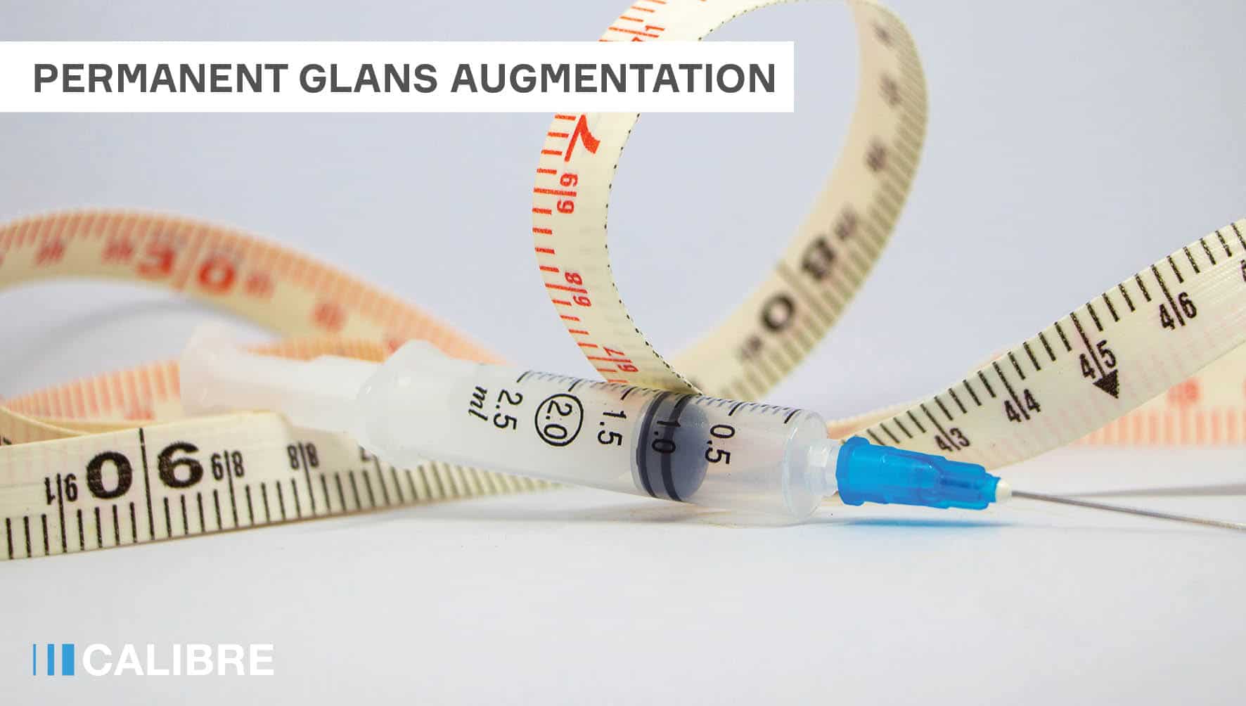 Permanent glans augmentation